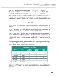 Principio de Hardy-Weinberg - Ayuda para tu tarea de Biología II SEP  Preparatoria Cuarto semestre - Respuestas y explicaciones