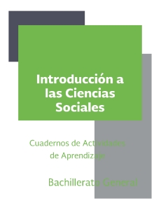 Introducción a las Ciencias Sociales. Cuaderno de Actividades de  Aprendizaje SEP Primer semestre de Preparatoria - Libro de texto contestado  con explicaciones, soluciones y respuestas