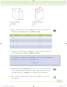 Volumen de prismas 2 - Ayuda para tu tarea de Matemáticas SEP Primero - Respuestas y explicaciones
