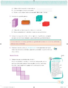 Volumen de prismas 1 - Ayuda para tu tarea de Matemáticas SEP Primero - Respuestas y explicaciones