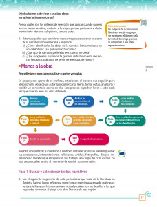 Leer narrativa latinoamericana - Ayuda para tu tarea de Lengua Materna.  Español SEP Secundaria Segundo - Respuestas y explicaciones