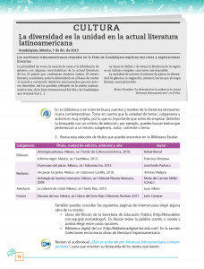 Leer narrativa latinoamericana - Ayuda para tu tarea de Lengua Materna.  Español SEP Secundaria Segundo - Respuestas y explicaciones