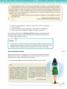 Leer narrativa latinoamericana - Ayuda para tu tarea de Lengua Materna.  Español SEP Secundaria Segundo - Respuestas y explicaciones