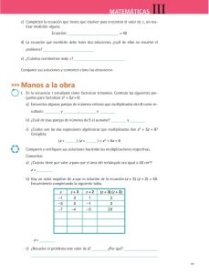 Secuencia 9 Resolucion De Ecuaciones Por Factorizacion Ayuda